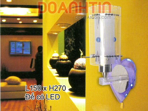 Đèn Tường Inox Kiểu Đế LED