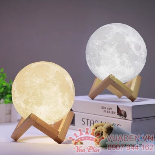 Đèn để bàn led cảm ứng 3 chế độ màu hình quả cầu