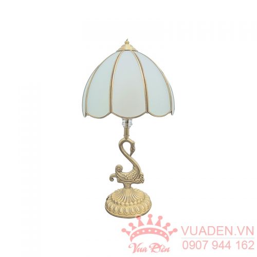 Đèn để bàn thiết kế thân đèn hình con thiên nga màu vàng...