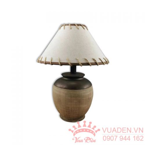 Đèn ngủ để bàn hiện đại hình chum nước