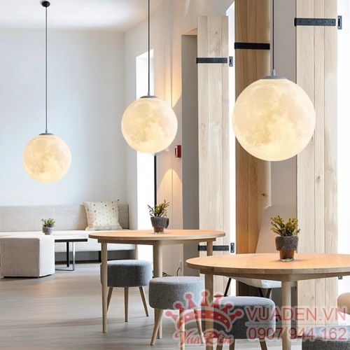 Đèn thả đơn hình quả cầu trang trí hành lang đơn giản