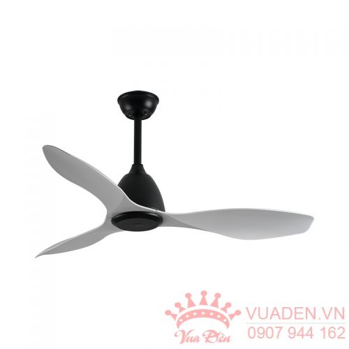 Quạt trần thiết kế 3 cánh nhựa ABS cánh trắng thân đen rất...